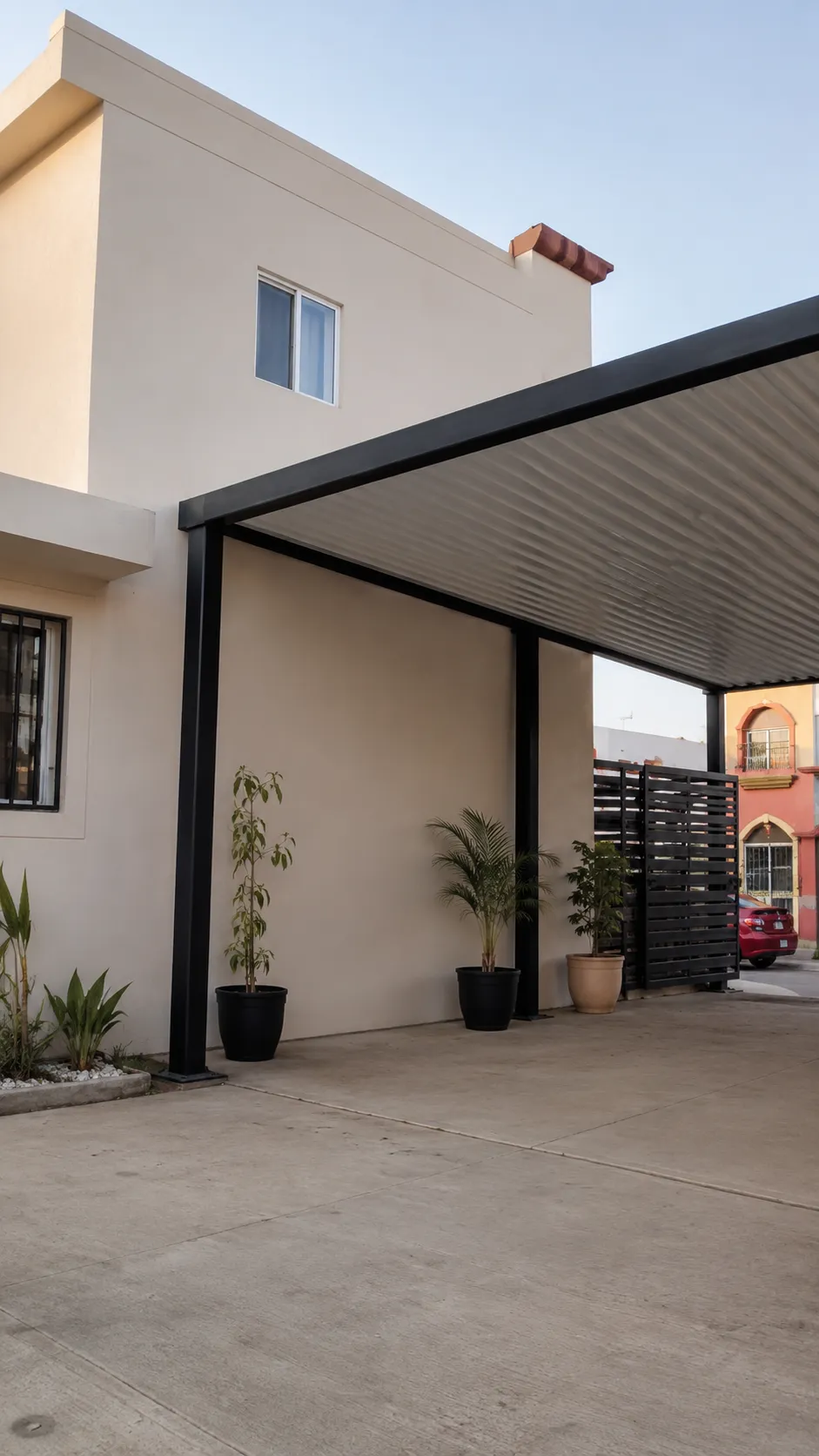 Pérgolas de lámina estructural en Morelia